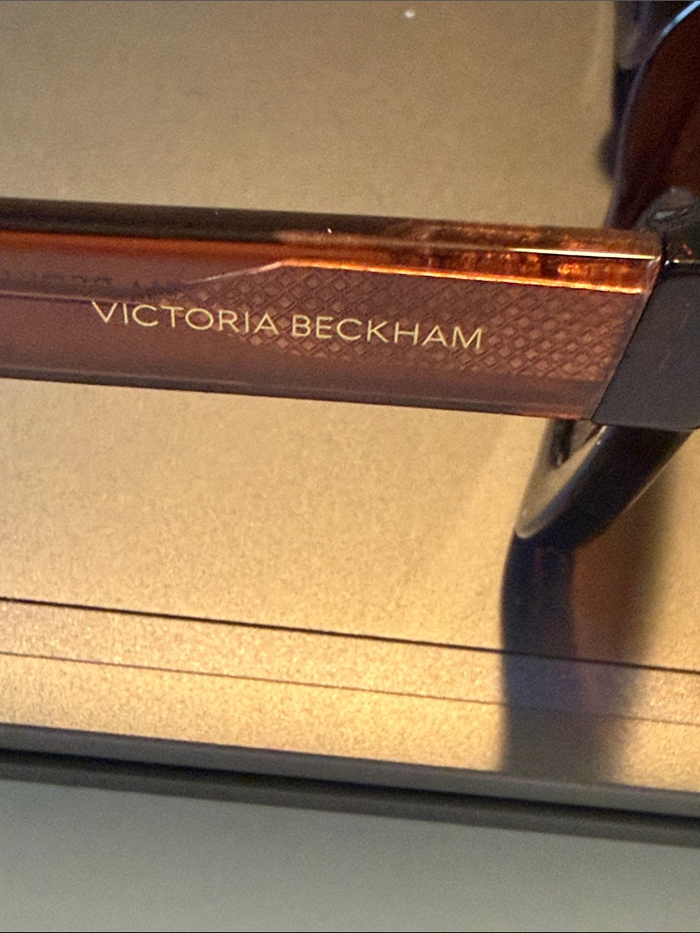 Victoria Beckham Brown Tinted Cat-Eye Sunglasses - Picture 5 of 6